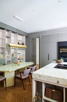 cuisine bibliotheque dinatoire